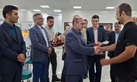 حضور دکتر صالحی فرد، ریاست محترم دانشگاه  دانشکده دندانپزشکی